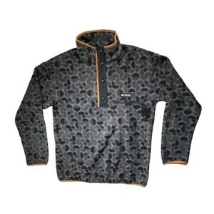 Columbia Men's HelvetiaII Printed Half‎ Snap Fleece Pullover Size Medium Sherpa